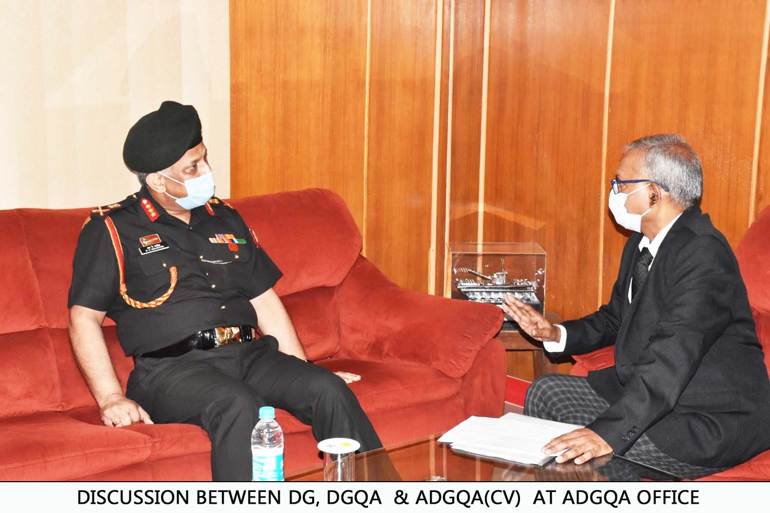  Discussion Between DG, DGQA & ADGQA(CV) At ADGQA Office 